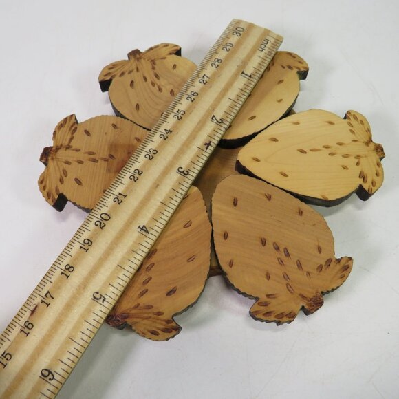 strawberries wood trivet and rubber stamp Fruit Food - Picture 5 of 13